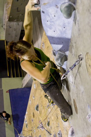 Lead climber
